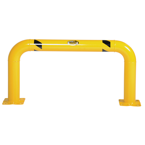 High Profile Machinery Guards, 4' W x 2' H, Yellow Haskins Industrial Inc.