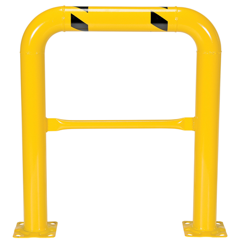 Garde-corps &agrave; profil &eacute;lev&eacute; pour machines, 3' la x 3,5' h, Jaune Haskins Industrial Inc.