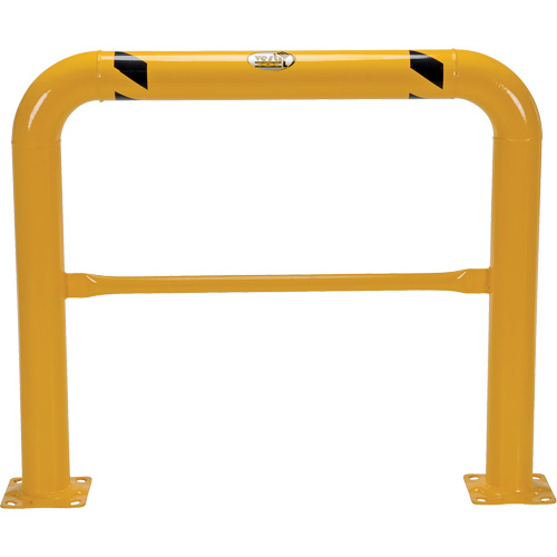 High Profile Machinery Guards, 4' W x 3.5' H, Yellow Haskins Industrial Inc.