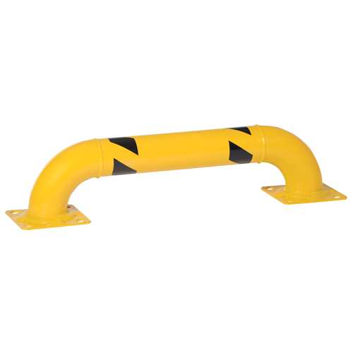 Low Profile Rack Guards, 3' W x 0.75' H, Yellow Haskins Industrial Inc.