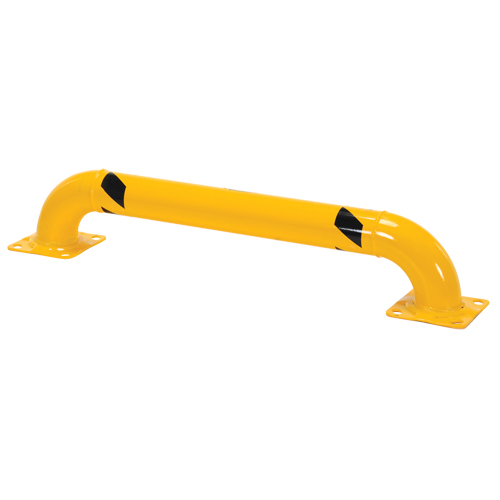 Low Profile Rack Guards, 4' W x 0.75' H, Yellow Haskins Industrial Inc.