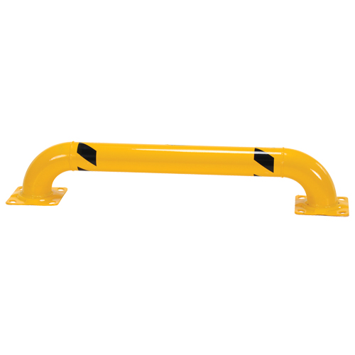 Low Profile Rack Guards, 4' W x 0.75' H, Yellow Haskins Industrial Inc.