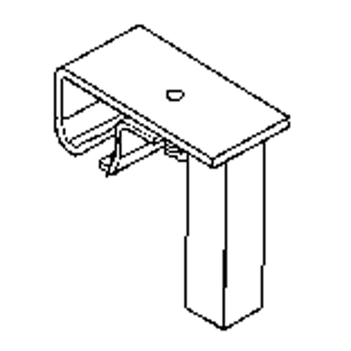 Track Bracket for Floor Support Hardware Haskins Industrial Inc.