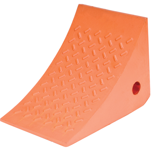 Cales-roue, Ur&eacute;thane, Orange, 8" la x 11" p x 8" h Haskins Industrial Inc.