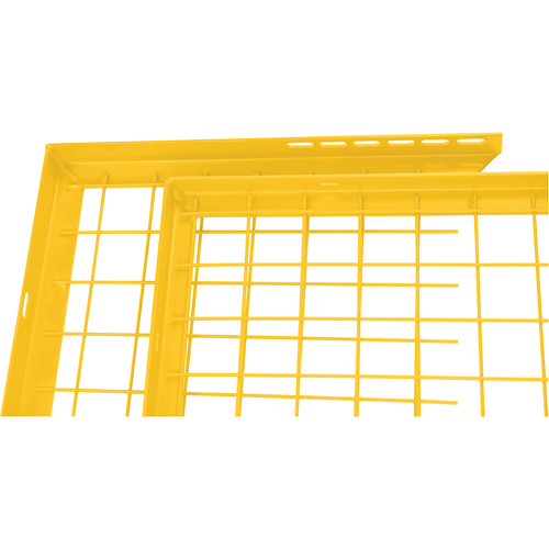 Wire Mesh Partition Components - Adjustable Filler Panels Haskins Industrial Inc.