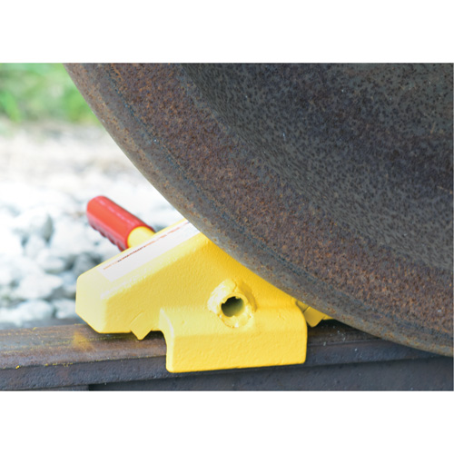 Single Rail Chock Haskins Industrial Inc.
