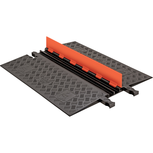 Guard Dog&reg; Low Profile ADA/DDA Cable Protector, 2 Channels, 36" L x 28.38" W x 1.25" H Haskins Industrial Inc.