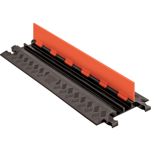 Guard Dog&reg; Low Profile Cable Protector, 2 Channels, 36" L x 11.94" W x 1.25" H Haskins Industrial Inc.