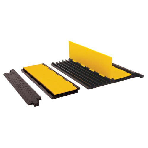 Ensemble de protection de c&acirc;bles Yellow Jacket, 5 canaux, 36" lo x 19,75" la x 2" h Haskins Industrial Inc.