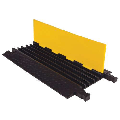 Yellow Jacket&reg; Heavy Duty Cable Protector, 5 Channels, 36" L x 19.75" W x 1.875" H Haskins Industrial Inc.