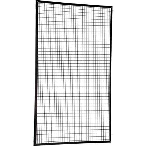 Panneau de protection p&eacute;rim&eacute;trique ajustable, 8' h x 5' la, Noir Haskins Industrial Inc.