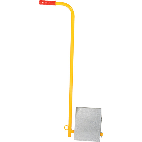 Aluminum Wheel Chock With Handle, 7" W x 11-7/8" D x 7-11/16" H Haskins Industrial Inc.