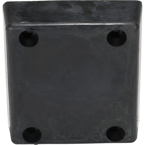 Molded Dock Bumper, Reinforced Rubber, 12" W x 4" D x 13" H Haskins Industrial Inc.