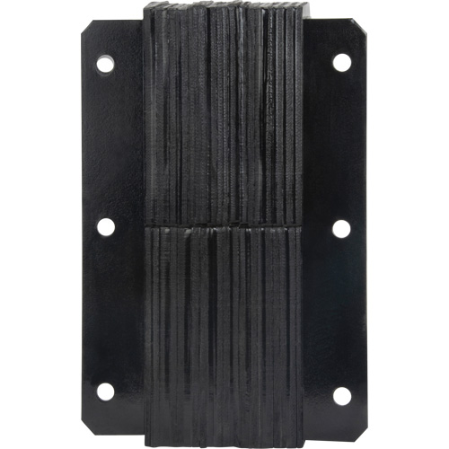Laminated Dock Bumpers, Vertical, Rubber, 11" W x 4" D x 20" H Haskins Industrial Inc.