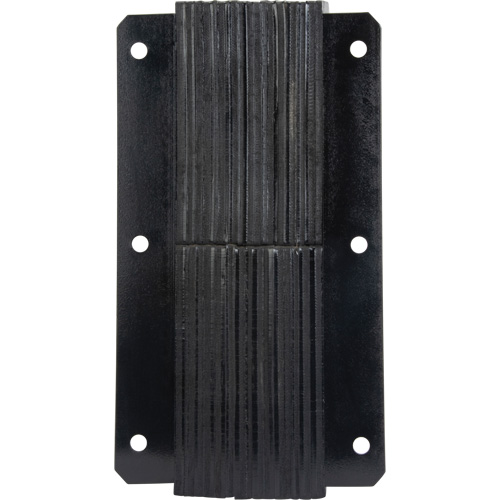 Laminated Dock Bumpers, Vertical, Rubber, 11" W x 4" D x 24" H Haskins Industrial Inc.
