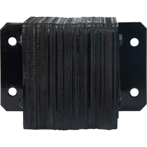 Butoirs de quai lamell&eacute;s, Horizontal, Caoutchouc, 12" la x 4" p x 10" h Haskins Industrial Inc.