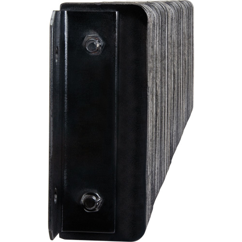 Laminated Dock Bumpers, Horizontal, Rubber, 36" W x 4" D x 12" H Haskins Industrial Inc.