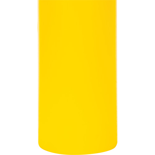 Polyethylene Bollard Cover, 4-1/2" Dia. x 64" L, Red/Yellow Haskins Industrial Inc.