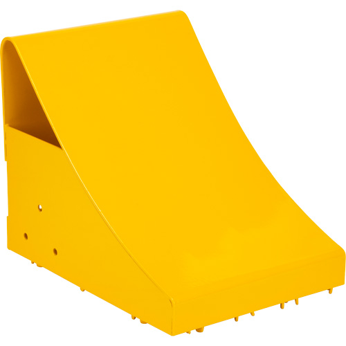 Cales-roue pour la glace, Acier, Jaune, 8-1/16" la x 10-5/8" p x 8-13/16" h Haskins Industrial Inc.