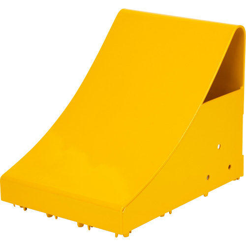 Cales-roue pour la glace, Acier, Jaune, 8-1/16" la x 10-5/8" p x 8-13/16" h Haskins Industrial Inc.