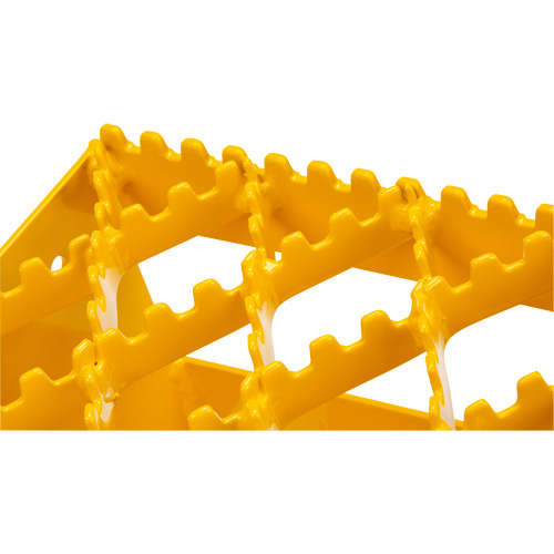 Cales-roue pour la glace, Acier, Jaune, 8-1/16" la x 10-5/8" p x 8-13/16" h Haskins Industrial Inc.