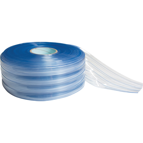 Low-Temperature Ribbed Strip Curtain, 164' x 8" x 0.08" Haskins Industrial Inc.