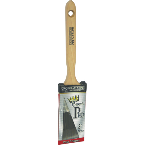 Pinceau angulaire Pro, Poly/nylon, Manche Bois, Largeur de 2" Haskins Industrial Inc.
