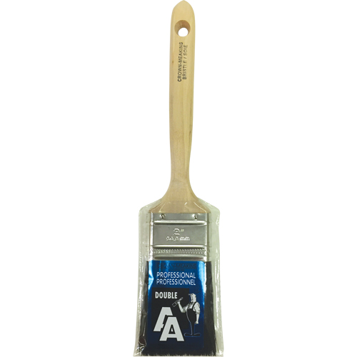 Straight Sash Paint Brush, Bristle, Wood Handle, 2" Width Haskins Industrial Inc.