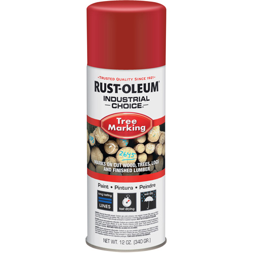 Peinture pour le marquage des arbres Industrial Choice T1600, Rouge, 16 oz Haskins Industrial Inc.
