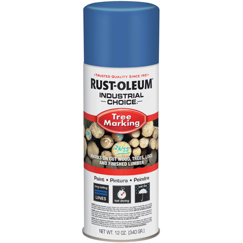 Peinture pour le marquage des arbres Industrial Choice T1600, Bleu, 16 oz Haskins Industrial Inc.