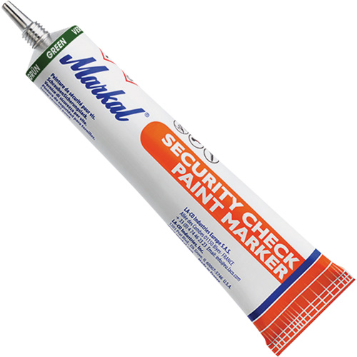 Security Check Paint Marker, 1.7 oz., Tube, Green Haskins Industrial Inc.
