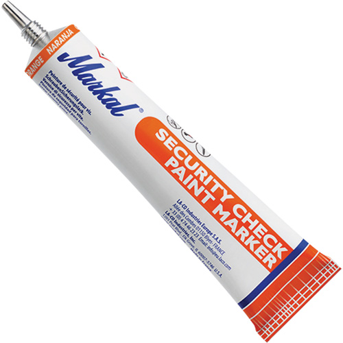 Marqueur de peinture de contr&ocirc;le de s&eacute;curit&eacute;, 1,7 oz, Tube, Orange Haskins Industrial Inc.
