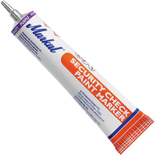 Security Check Paint Marker, 1.7 oz., Tube, Purple Haskins Industrial Inc.