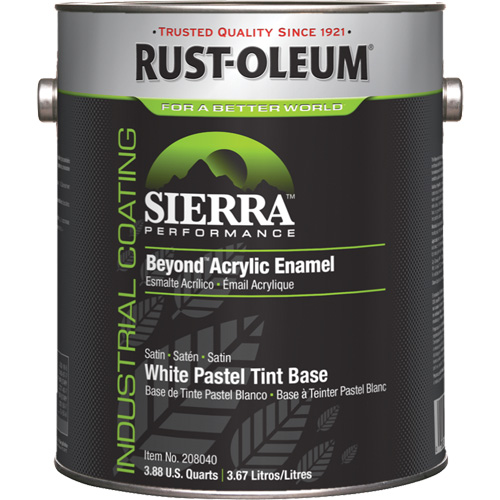 Sierra Performance Beyond Acrylic Enamel, Gallon, Tint Base Haskins Industrial Inc.