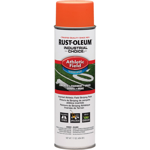 AF1600 Athletic Field Striping Paint, Orange, Aerosol Can Haskins Industrial Inc.