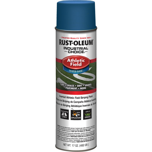 AF1600 Athletic Field Striping Paint, Blue, Aerosol Can Haskins Industrial Inc.
