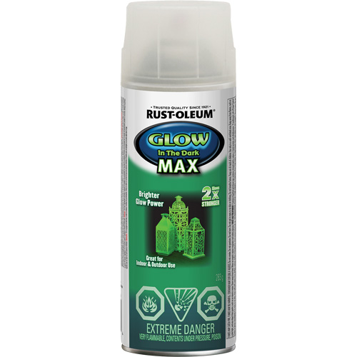 Specialty Glow-in-the-Dark Max Paint, Aerosol Can, Clear Haskins Industrial Inc.