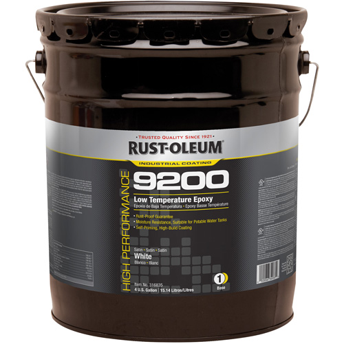 Composant de base &eacute;poxydique &agrave; basse temp&eacute;rature du syst&egrave;me 9200, Blanc, 4 gal., Seau Haskins Industrial Inc.