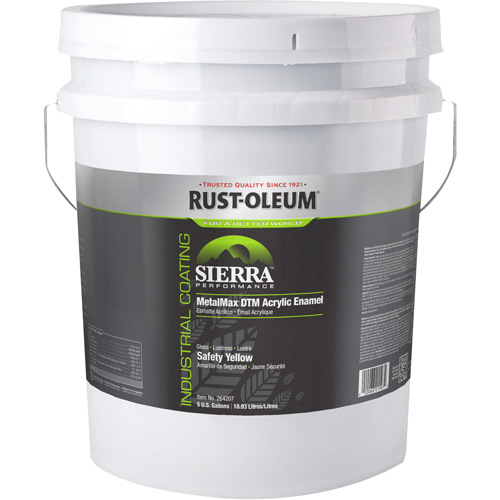 &eacute;mail acrylique DTM Sierra Performance MetalMax Plus, 5 gal., Seau, Jaune Haskins Industrial Inc.