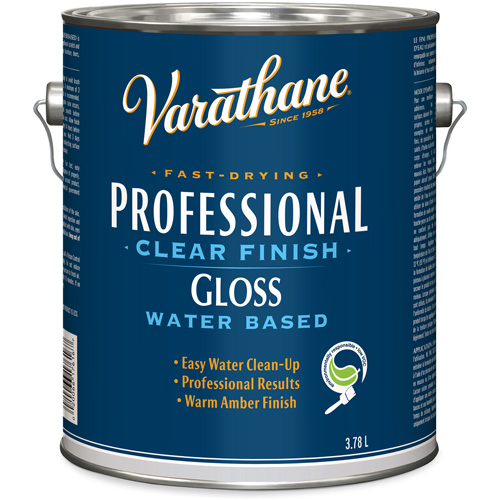 Fini professionnel Varathane, 3,78 L, Transparent, Brillant Haskins Industrial Inc.