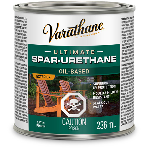 Fini diamant pour bois Varathane ext&eacute;rieur, 236 ml, Transparent, Satin Haskins Industrial Inc.