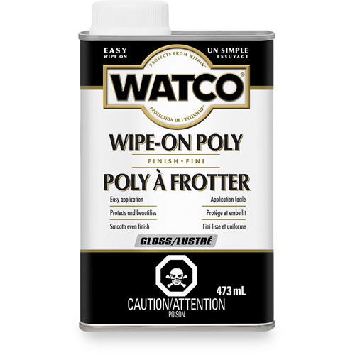 Teinture &agrave; essuyage en poly Watco, 473 ml, Transparent, Brillant Haskins Industrial Inc.