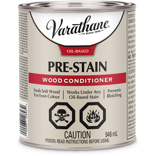 Conditionneur de bois de premi&egrave;re qualit&eacute; Varathane, 946 ml, Transparent Haskins Industrial Inc.