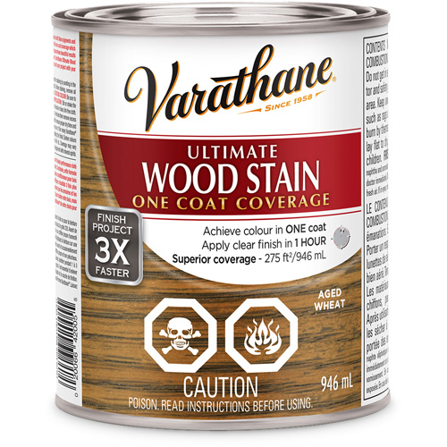 Varathane&reg; Ultimate Wood Stain, 946 ml, Aged Wheat Haskins Industrial Inc.