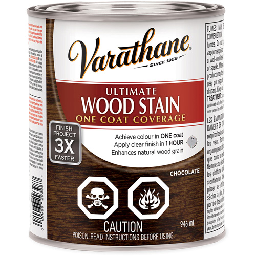 Varathane&reg; Ultimate Wood Stain, 946 ml, Chocolate Haskins Industrial Inc.