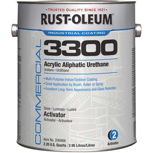 Syst&egrave;me 3300 de rev&ecirc;tement aliphatique &agrave; base dur&eacute;thane et dacrylique, 1 gal., Brillant Haskins Industrial Inc.