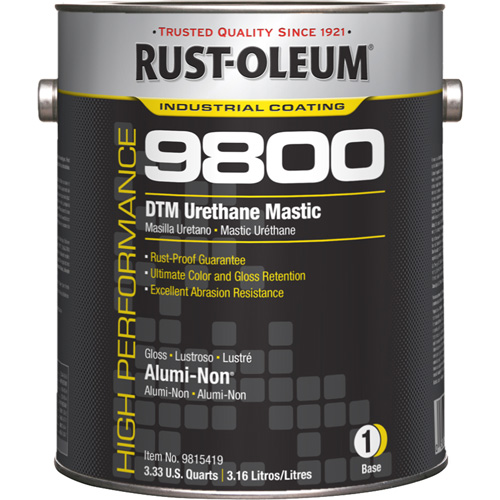 9800 System DTM Urethane Mastic, 1 gal., Alumi-Non, Gloss Haskins Industrial Inc.
