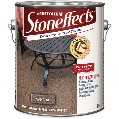 Stoneffects Decorative Concrete Coating, 3.78 L, Textured, Beige Haskins Industrial Inc.