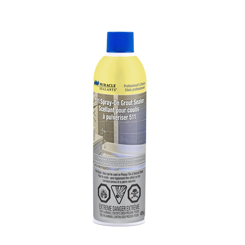 Miracle Sealants&reg; 511 Spray-On Grout Sealer, Aerosol Can Haskins Industrial Inc.