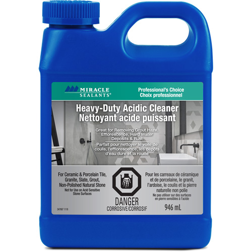 Nettoyant acide puissant Miracle Sealants, Cruche Haskins Industrial Inc.